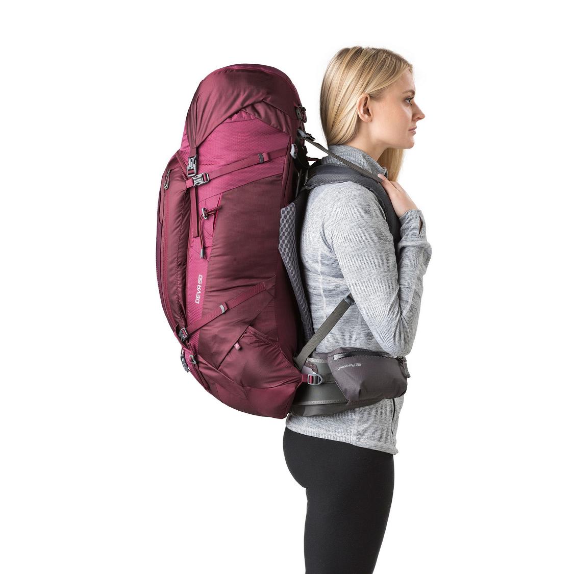 Gregory Deva 60 Backpacks Women Red Ireland 7945LPNAT